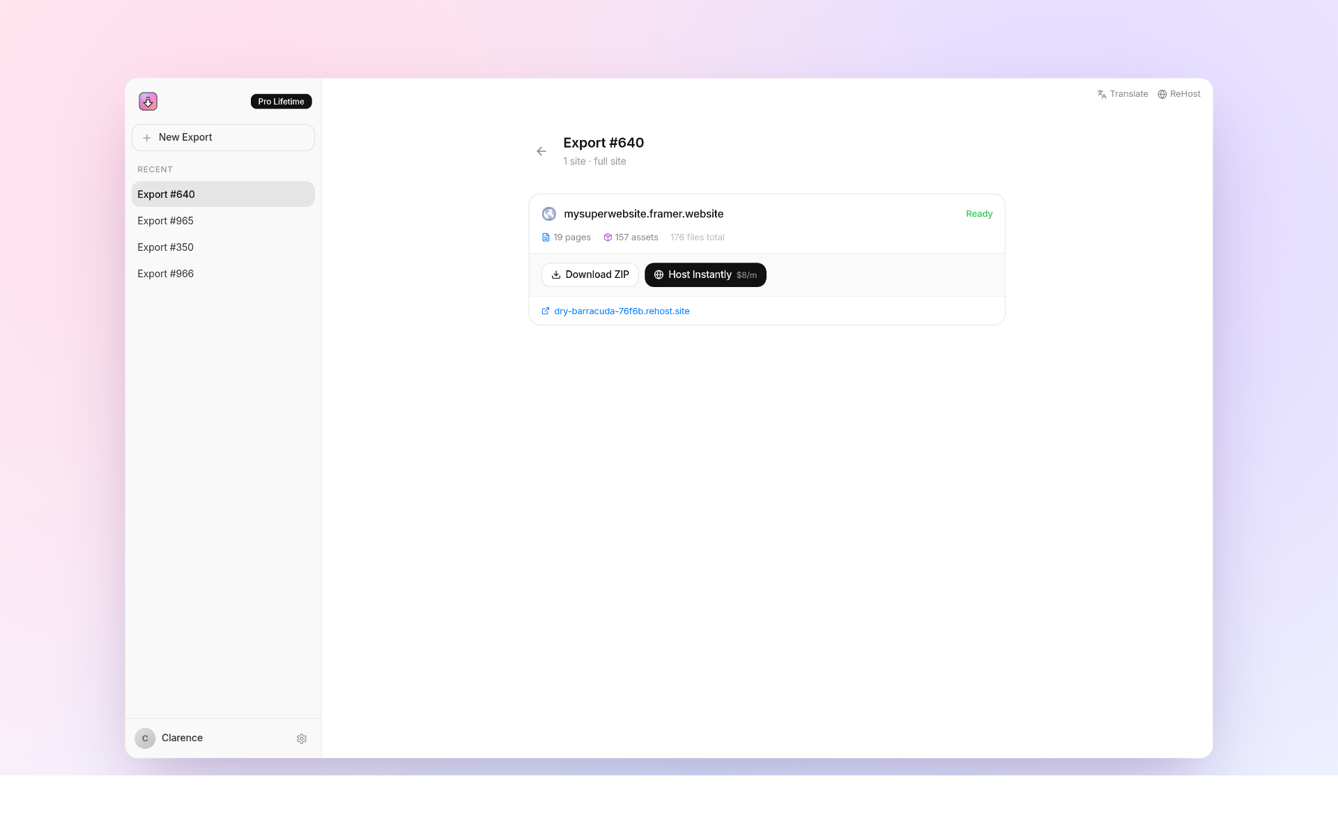 NocodeXport desktop screenshot 3